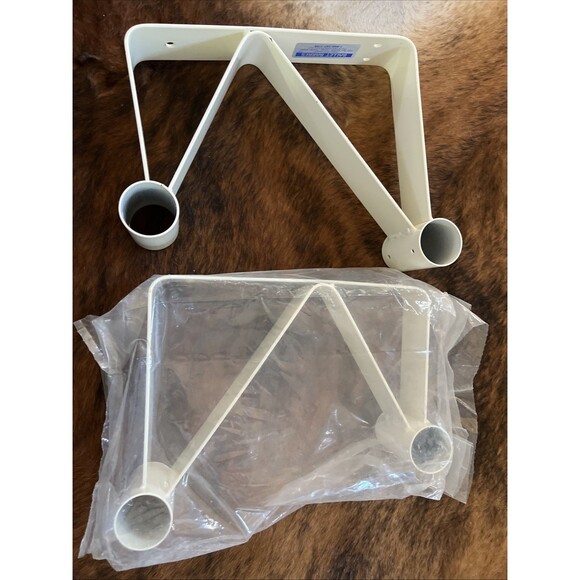 Pair Double Ballet Wall Mounted Brackets 1.5"~ 1.67” Ballet Barres Inc. USA Made - Picture 4 of 5